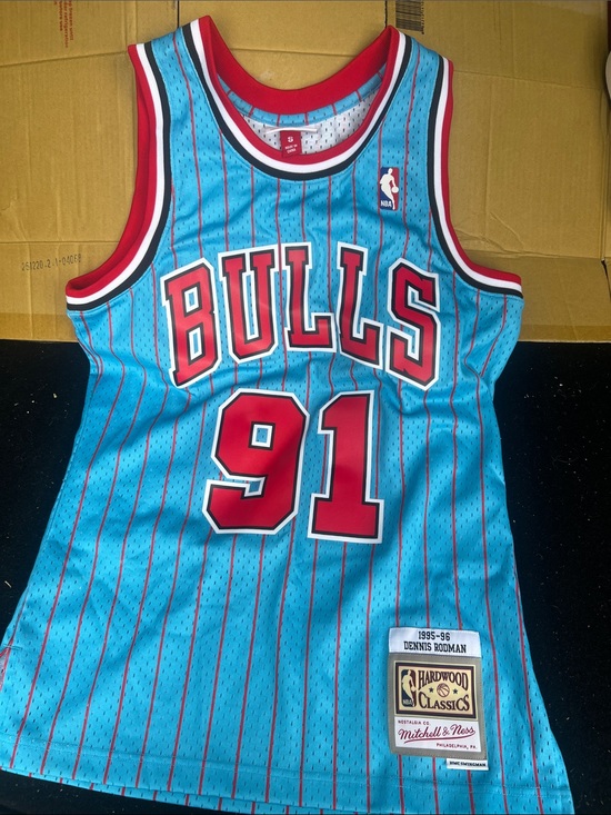 Mitchell & Ness Other - Mitchell & Ness NBA Chicago Bulls Dennis Rodman #91 1995-96 Swingman Jersey S